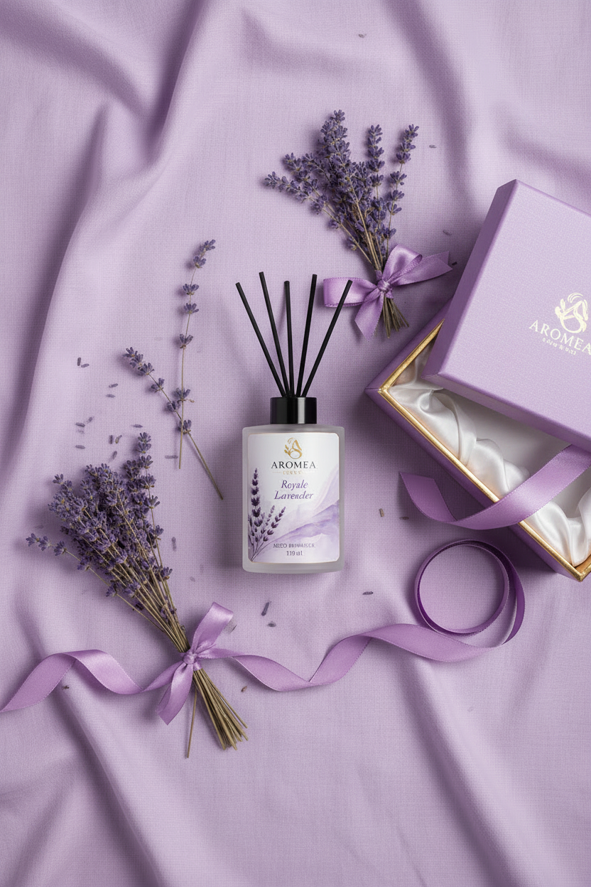 Royale Lavender – Flat Lay Upright