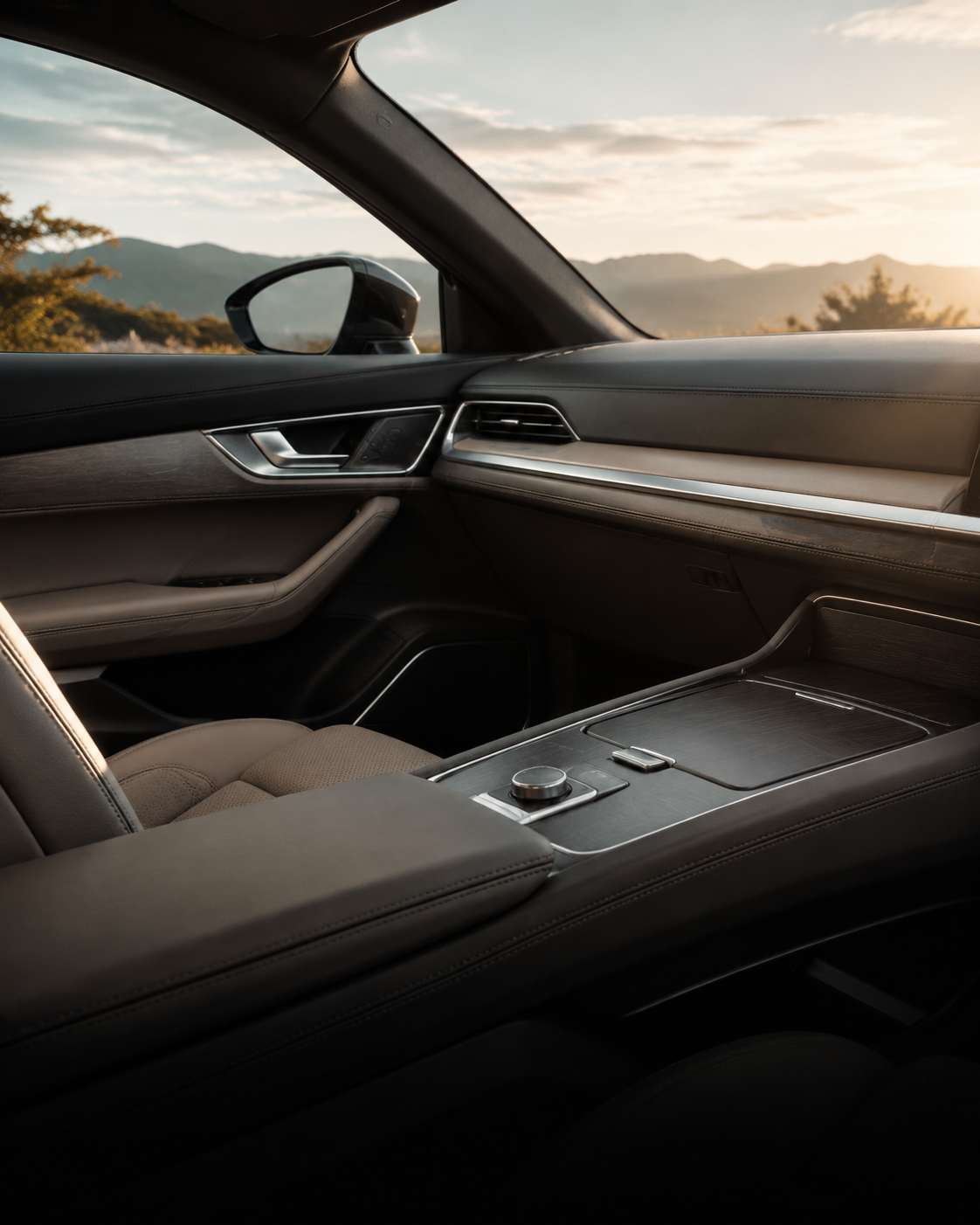 Premium car interior