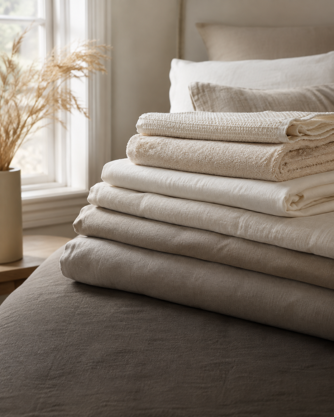 Fresh neutral linen